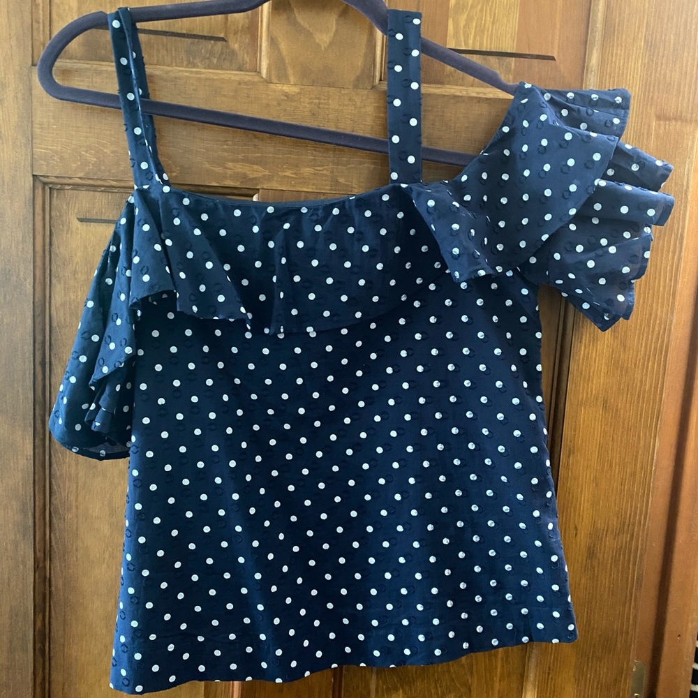 JCrew Off Shoulder Shirt